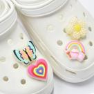 Kit 4 Pins LED para Babuche Brilha no Escuro Variados -