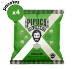 Kit 4 pipoca pronta sour cream 40g do johnny