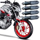 Kit 4 pisca led modelo cb twister universal cristal