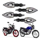Kit 4 Pisca Seta Led Stallion Cg Titan Fan 125 150 160