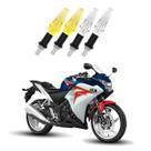 Kit 4 Pisca Setas Esportivas de Led Modelo Cristal Moto Honda CBR 250R 2013 2014 2015 2016 2017 2018 2019 2020 2021