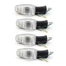Kit 4 Piscas Completo Suzuki Yes 125 Ano 2005 a 2015 Adaptável Mottu Sport TVS 110i 2023 Cristal