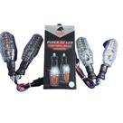 Kit 4 Piscas Dianteiro Traseiro Led C/ Milha E Luz De Freio - stallion