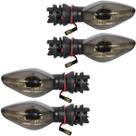 Kit 4 piscas seta dianteiro traseiro CG125 CG150 CG160 Fan Titan Start 2014 em diante