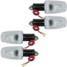 Kit 4 piscas seta dianteiro traseiro CG125 CG150 Fan Titan 2000 a 2013 CB300 XRE300 CBX250 Twister