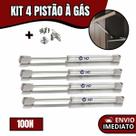 Kit 4 Pistão A Gás Amortecedor 100N Móveis Porta Armário Abre Para Cima Suspenso Cozinha Basculante 10Kg