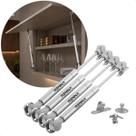 Kit 4 Pistão A Gás Para Portas Armários Móveis Cozinha 100N Abre Para Cima Kit 4 Pistão A Gás Para Portas Armários Móveis Cozinha 100N Abre Para Cima