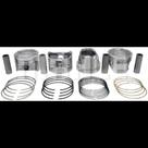 Kit 4 Pistão com anel Fluence 2012 a 2014 Metal Leve