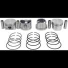 Kit 4 Pistão com anel Partner 2002 a 2014 Metal Leve Kit 4 Pistão com anel Partner 2002 a 2014 Metal Leve