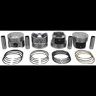 Kit 4 Pistão com anel Renault Clio 1999 a 2008 Metal Leve