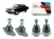 Kit 4 pivo suspensão dianteira opala caravan após 75