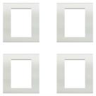 Kit 4 Placa 4x4 Living Light 3+3 Postos Pial LNA4826BIF