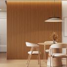 Kit 4 Placas de Painel Ripado Toronto 250cm X 58cm X 3,3mm (rende 5,8m²) Ecorevest