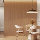 Kit 4 Placas de Painel Ripado Toronto 250cm X 58cm X 3,3mm (rende 5,8m²) Ecorevest
