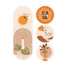 Kit 4 Placas Decoração Mensagens Inspiradoras Good Vibes