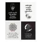 Kit 4 Placas Decorativas 19x24 Frases Motivacionais Você Escolhe os Modelos