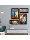 Kit 4 Placas Decorativas Para Quarto Sala De Estar Artistico Pintura