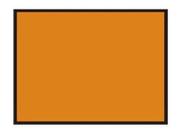 Kit 4 Placas Numerologia Laranja Lisa Sem Escrita P/ Carga