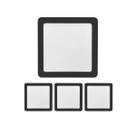 Kit 4 Plafon Led Sobrepor 12w 1080 Lumens Quadrado 6500k Preto Blumenau Kit 4 Plafon Led Sobrepor 12w 1080 Lumens Quadrado 6500k Preto Blumenau
