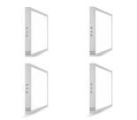 Kit 4 Plafons LED sobrepor 60X60 40W 4000k backligth LUMANTI