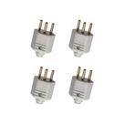 Kit 4 Plug 2P+T 10A 250V PB Cinza Margirius