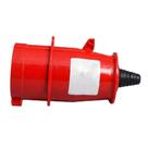 Kit 4 Plugue 3P+N+T 32A 380/440V N5276 Vermelho Steck