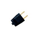Kit 4 Plugue Elétrico Macho Preto - Ilumi
