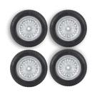 Kit 4 Pneu Completo para Carrinho de Mão e Carga 3.25 Aro 8 Kit 4 Pneu Completo para Carrinho de Mão e Carga 3.25 Aro 8