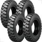 Kit 4 Pneu Xtra Goodyear Aro 10 650-10 Empilhadeira Com Câmara e Protetor