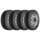 KIT 4 Pneus Lanvigator SL102 295/80 R22.5 Aro 22.5 154/149M 18PR Liso