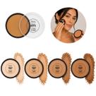 Kit 4 Pó Compacto Facial Matte Maquiagem Com Esponja Kyràv