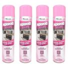 Kit 4 Poderoso Limpador Forno Microondas Espetos 300ml
