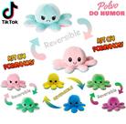Kit 4 Polvo Reversível Grande 20cm Bipolar Pelúcia Tik Tok