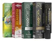 Kit 4 Pomadas Massageadoras Fisiofort Diversas Fragâncias Articulações Dores Muscular 150g