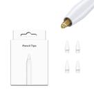 Kit 4 pontas para Apple Pencil 1ª e 2ª Geração Ponta Extra de Reposição Substituição Compatível