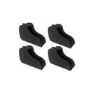 Kit 4 Ponteiras Bota Externa Plástica 30x50mm Mesa Longarina preta Kit 4 Ponteiras Bota Externa Plástica 30x50mm Mesa Longarina preta