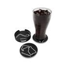 Kit 4 Porta Copos PLA Fórmula 1 Criativo para Fãs de Corrida Kit 4 Porta Copos PLA Fórmula 1 Criativo para Fãs de Corrida