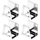 Kit 4 Porta Esponja Inox Para Pia Cozinha Adesivo Premium