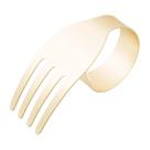 Kit 4 Porta Guardanapo Garfo Metal Dourado 2,8X5Cm Rafimex