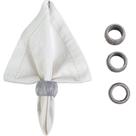 Kit 4 Porta Guardanapos Requinte Zinco Kit 4 Porta Guardanapos Requinte Zinco