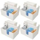 Kit 4 Porta Sachês Guardanapos Açúcar Organizadores Bancada