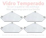 kit 4 Porta Shampoos Canto Reto em vidro e 100% Alumínio Maciço kit 4 Porta Shampoos Canto Reto em vidro e 100% Alumínio Maciço
