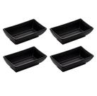Kit 4 Porta Shoyu Retangular Lyor Tóquio Melamina Japonês
