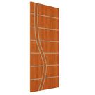 Kit 4 Portas De Madeira Frisada U.v 210cm X 70cm - R70ss Mogno Kit 4 Portas De Madeira Frisada U.v 210cm X 70cm - R70ss Mogno