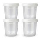 Kit 4 Pote Armazenamento Recipiente para Leite Materno Pimpolho 180ml Sem BPA, Empalhável