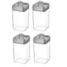 Kit 4 Pote Hermético De Alimentos Multiuso C/ trava 2,3L Kit 4 Pote Hermético De Alimentos Multiuso C/ trava 2,3L