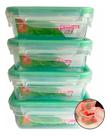 Kit 4 Pote Multiuso Freshy Plástico Freezer Sanremo Sr1763 330ml