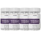 Kit 4 Potes Berinjela + Alcachofra Suplemento Natural 100% Puro Extrato Seco 240 Cápsulas Natunectar Original