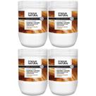 Kit 4 Potes Creme De Massagem Corporal Dagua Natural Cafeína 7 Ativos 650g Redução de Medidas e Celulite