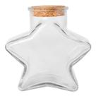 Kit 4 Potes De Vidro Estrela Com Tampa 150ml Kit 4 Potes De Vidro Estrela Com Tampa 150ml